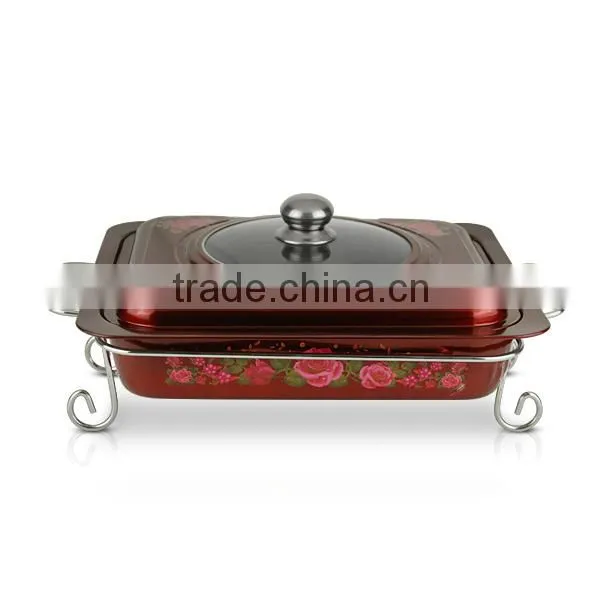 smooth surface commercial buffet chafing dish food warmer