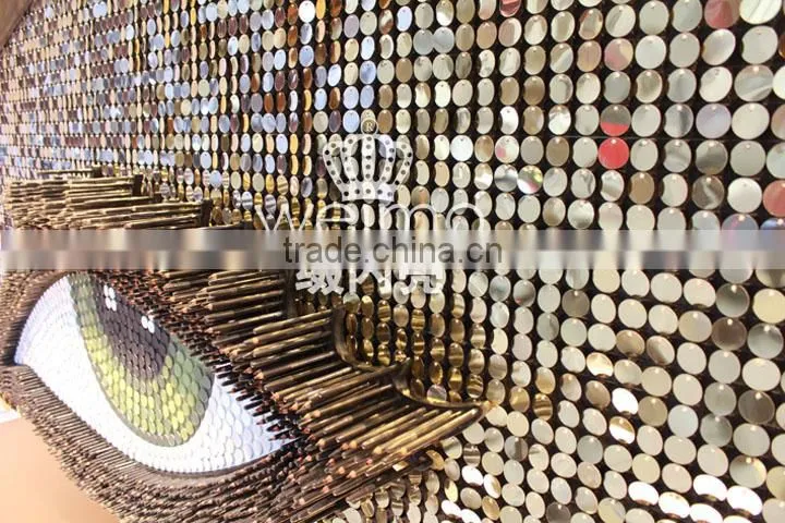 2016 New Patent Design Feature Shimmer Sign Wall Panel Exterior