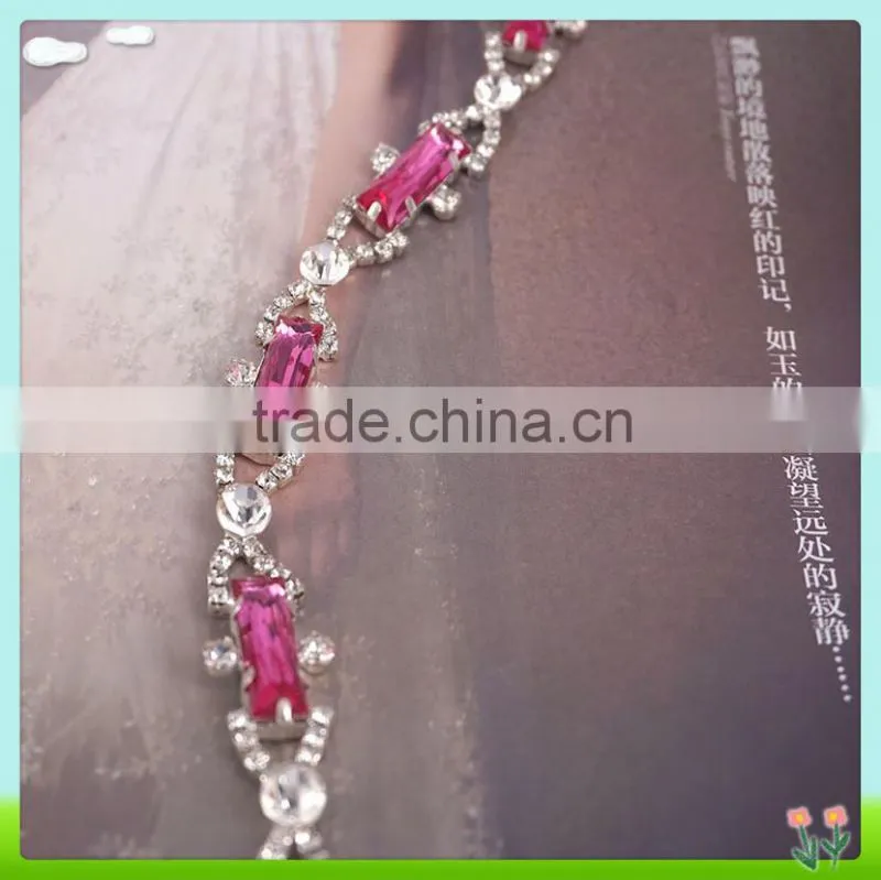 2016 Cheerfeel bling crystal rhinestone chains wholesale