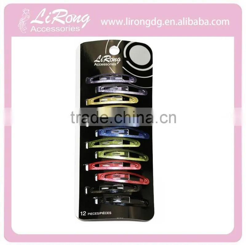 A variety of color drop clip