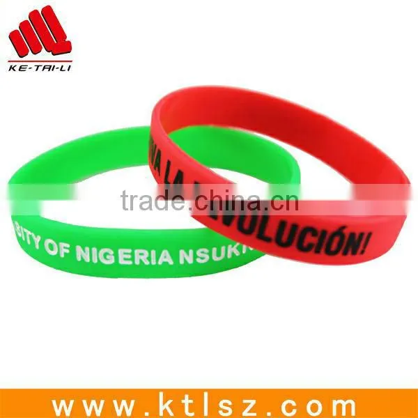 silicon bracelet silicon items for 2014 Word Cup