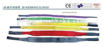top quality polyester webbing /cargo sling/webbing belt lifting tools 4T grey