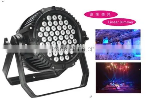 Stage LED Par with Linear Dimmer 54pcs 3W PAR Can