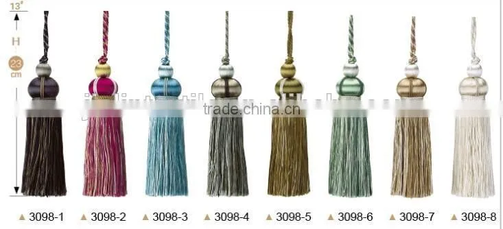 high quality rayon car decorative tassel