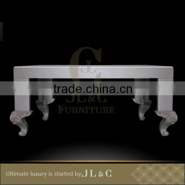AT14-04 Luxury Living Room Solid Wood Tea Table High-end Furniture Factory Price From China JL&C Furniture