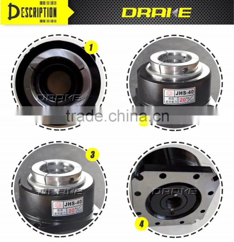 oil powered open-center hydraulic Stationary Collet Chucks