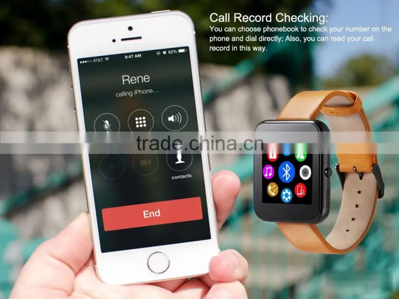 2016 Newest Bluetooth Smartwatch anti lost smart watch LF09 for Apple IOS iPhone S6 S5 S4 Note 3 HTC Android Phone
