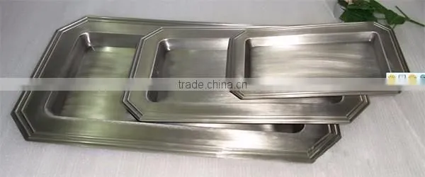 sterling silver holloware metal salver silver plated serving trays for wedding tableware service tray