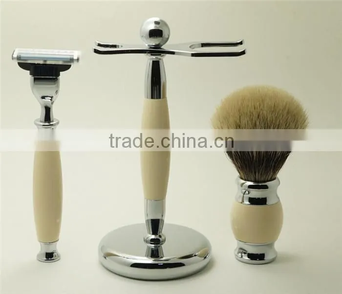 Wholesale Beard Brushes Private Label Shaving Razor Travel Shaving Kits