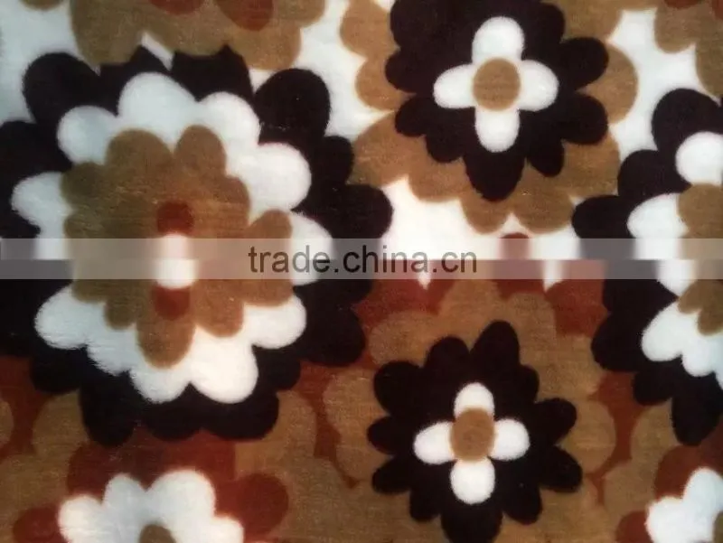 Very Soft Thick Printed Flannel Velvet for Pajamas Women /Blanket