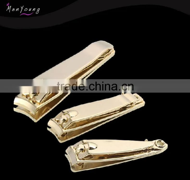manufacturer toe nail clipper with golden surface