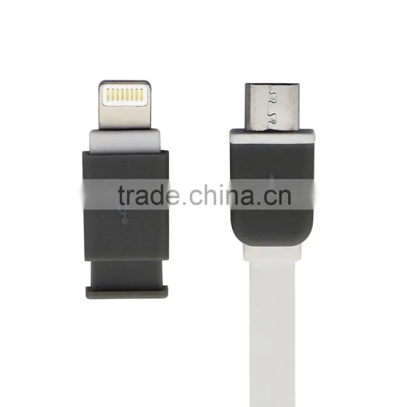 2015 best flat cord wire and data cable hot selling flat usb cable charger for all smart phone