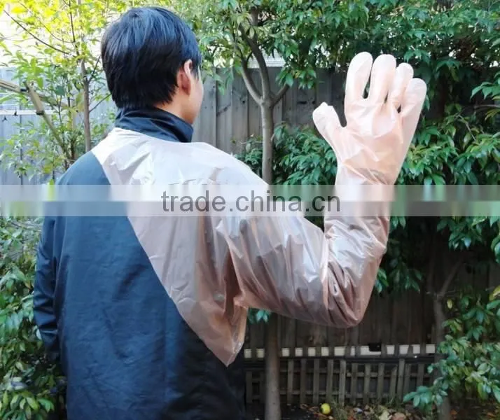 Disposable shoulder glove