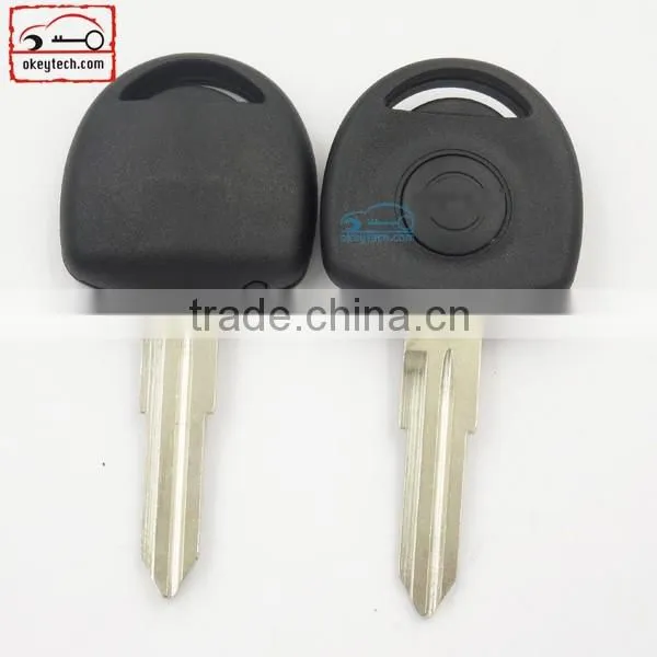 Okeytech Opel transponder chip key shell blank with right blade with logo transponder chip key blank opel car key case