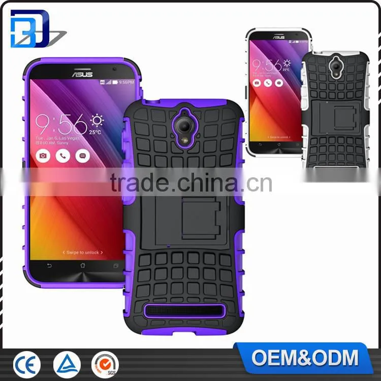 Top Cheap Goods Combo Kickstand Tire Pattern Armor Back Cover Case For Zenfone Go Tirepattern Case For Zenfone Go Kickstand