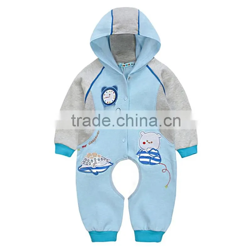 2015 Clothing set long sleeve baby romper