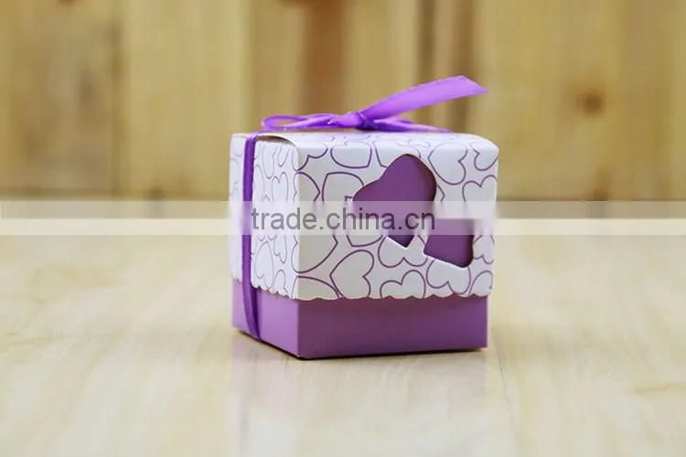 Heart Wedding Box Bomboniere Candy Box Wedding Gift Favour Party Supply