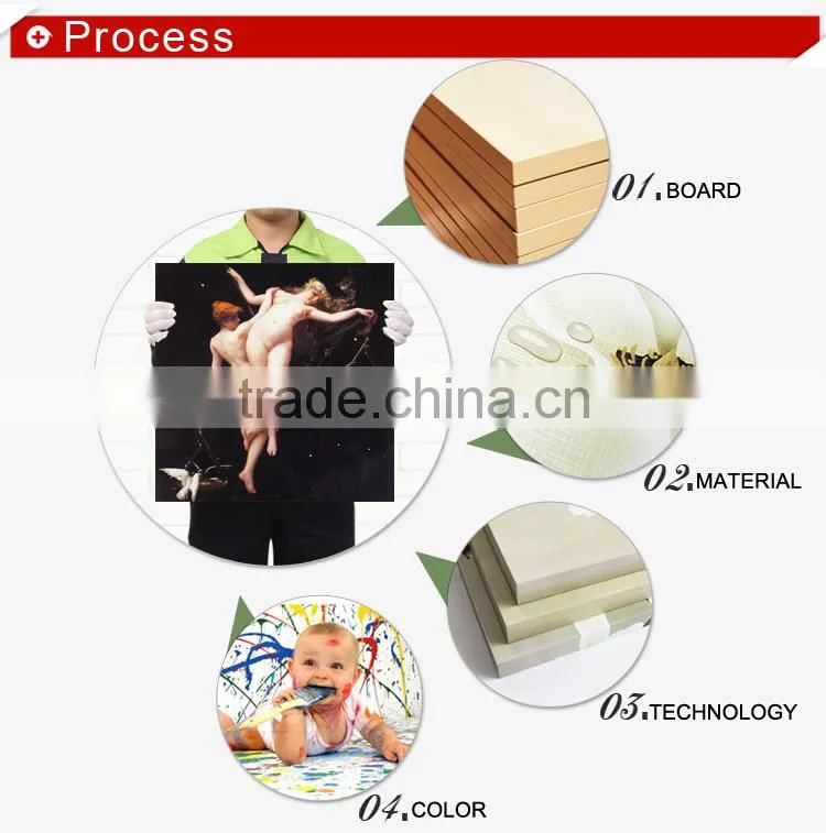 Home decor ballerina oil painting bathroom pictures