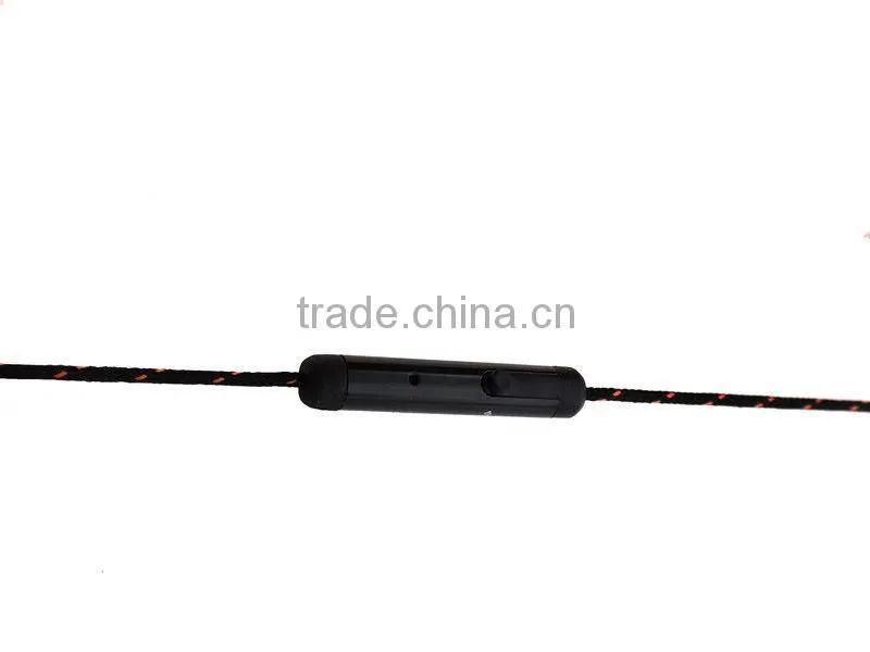 Top quality earphones stereo best-selling braided wire earphones headphones