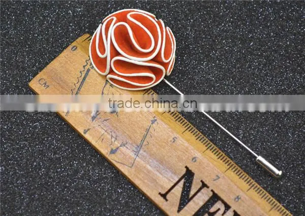 mens formal wear decoration flower lapel pin for wedding LAP016