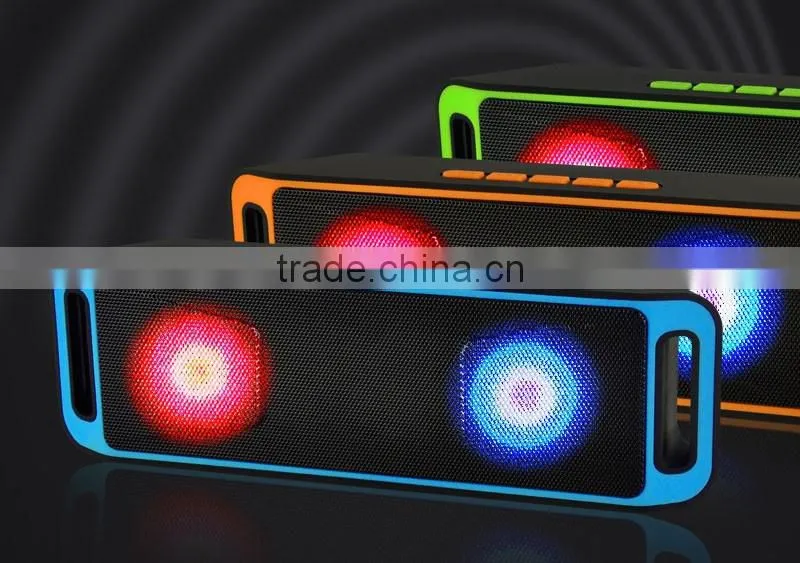 2016 led bluetooth speaker tablet stand and bluetooth speaker with led light