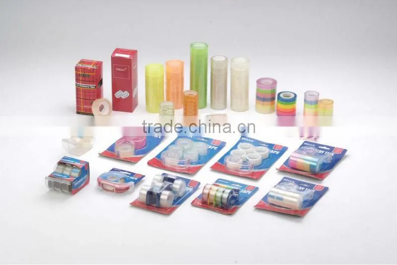 clear transparent adhesive stationery tape