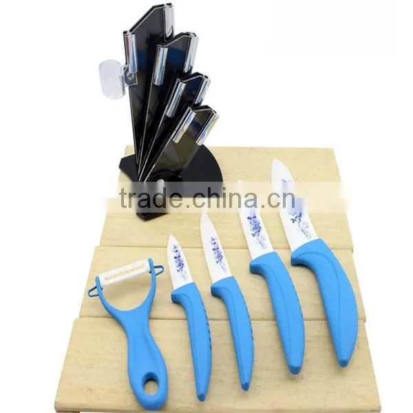 free standing china supplier acrylic knife display stand
