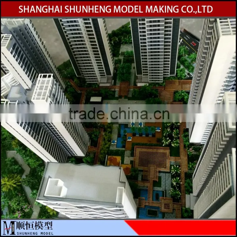 Residential Maquette construction building model/custom scale architectural model making