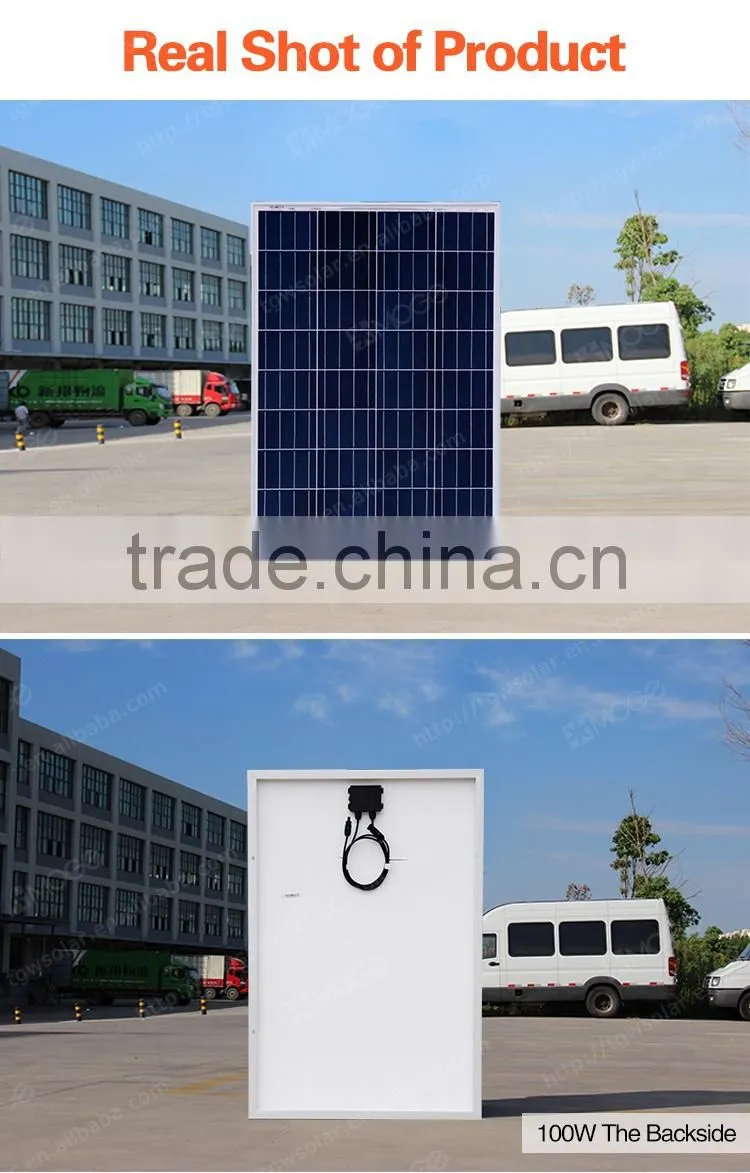 Moge polycrystal 100w cheapest home solar solar module