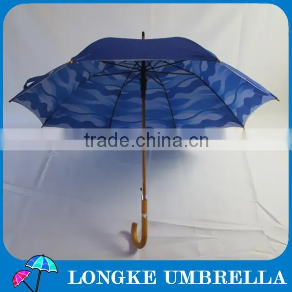 Double layer wooden umbrella with beautful design