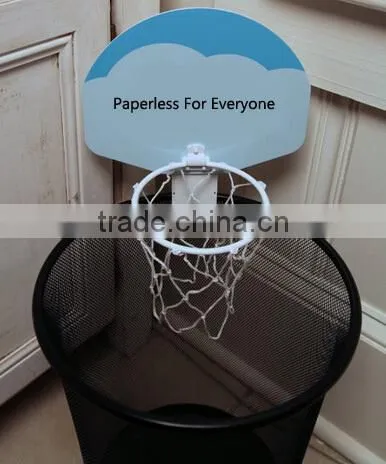 Basketball Trash Can Hoop Toy Office Game