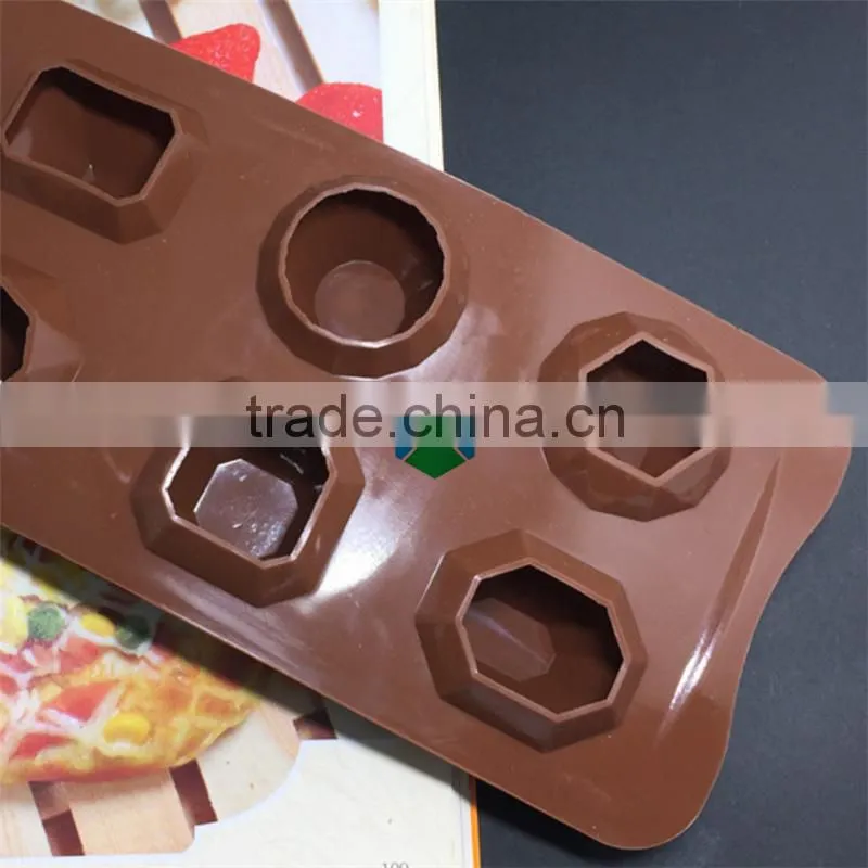 CTBED-224 Cholocate Mold 6 Even Jewel Safe Silicone Cake Mould Not Dyeing Not Fade Silicone Break Apart Chocolate Bar Mold