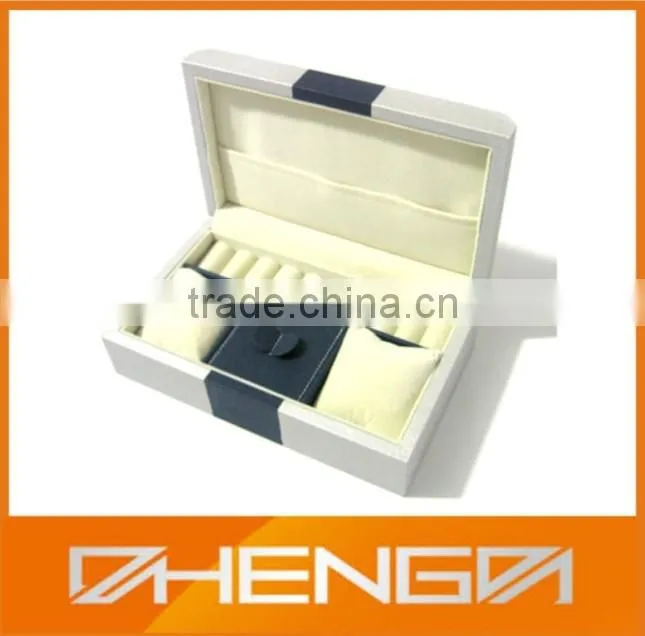 High quality guangzhou factory custom made-in-china fancy leather wrist watch boxs (ZDS-SJF112)