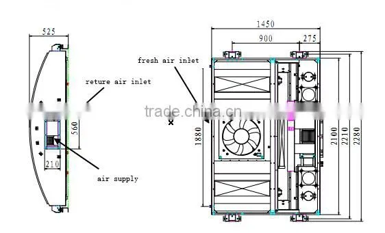 Air-conditioning system unit