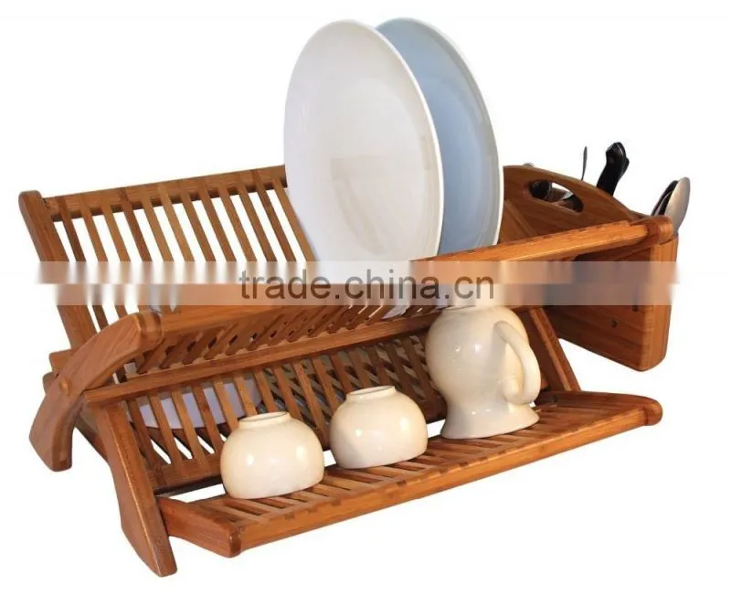 Bamboo Collapsible Eco Dish Rack