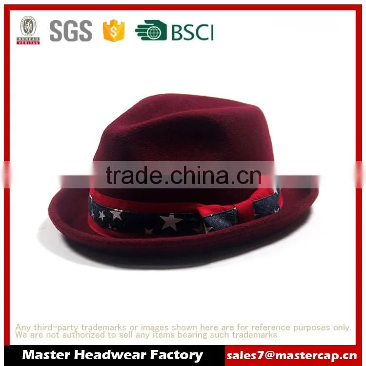 Blue Fedora Hat Block Hat