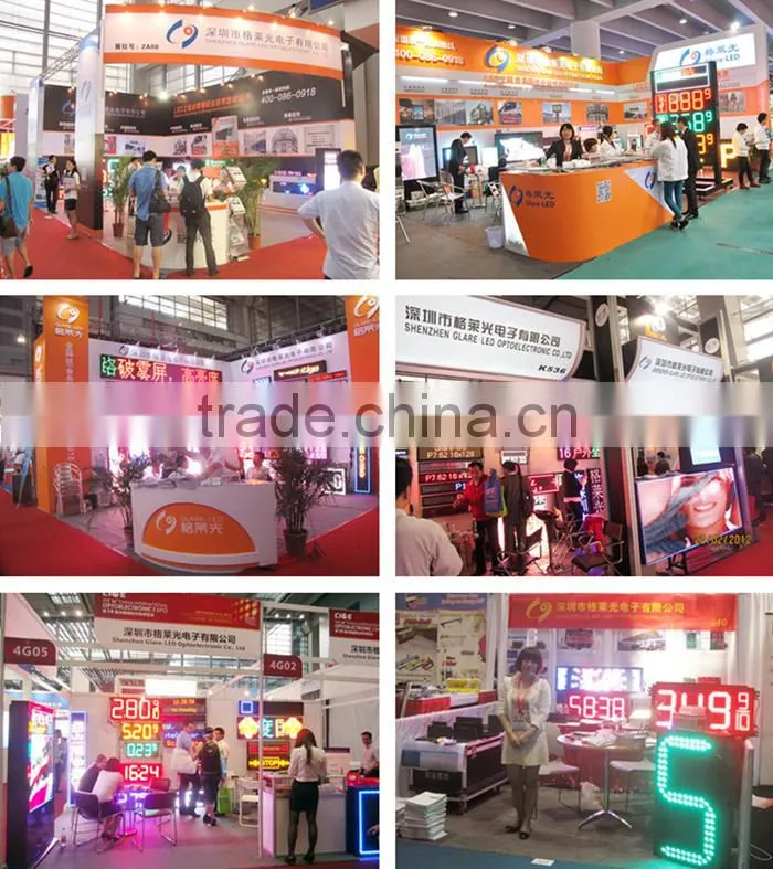 single color P12 outdoor led digital display signs
