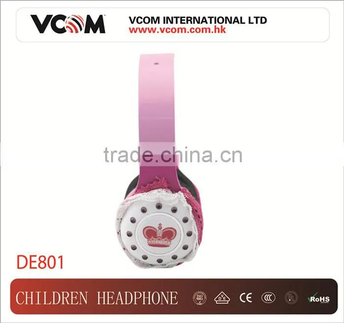 VCOM Professional Children Headphone in Earphone & Headphone Princess Style