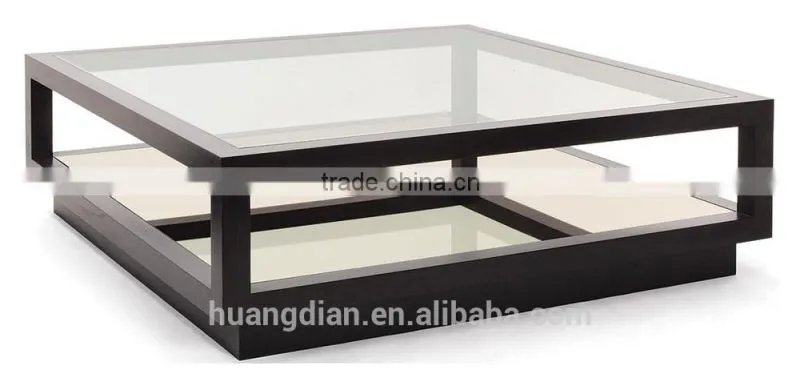 glass coffee table latest wooden furniture designs CT7019