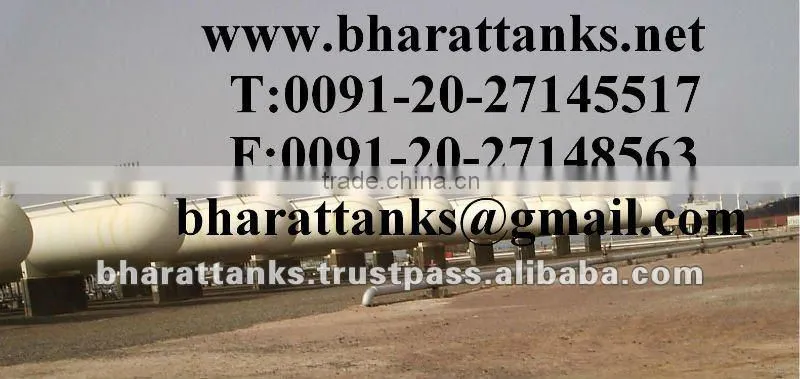 100 CBM LPG tank pressure vessel lpg transport tank