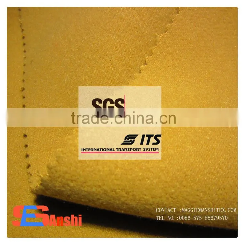 Polyester rayon spandex fabric for women winter overcoat fabric