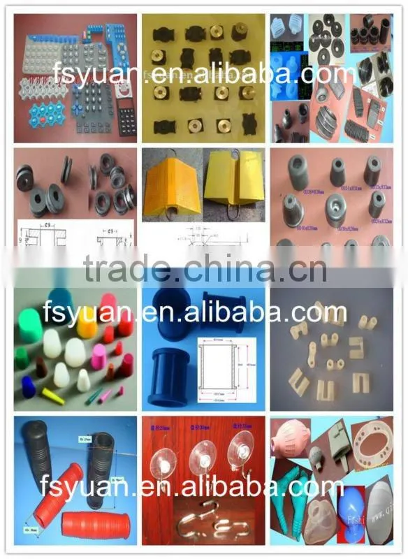 Adhesive silicone rubber feet rectangle