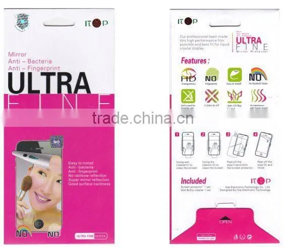 Hot sale Japanese mirror tablet screen protector for samsung galaxy TAB 10.1