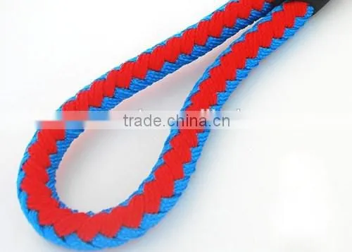 60cm High Quality Factory Price Private Labelling Pet Dog Braided Rope Leash with spring