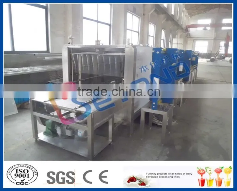 800crates per hour electric heating type Plastic Crates Washing Machine