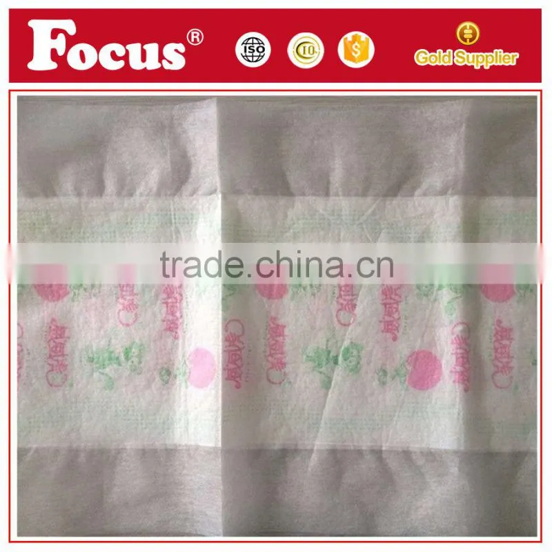 15 gsm SSS spunbond nonwoven +17 gsm breathable film clothlike film for diaper use