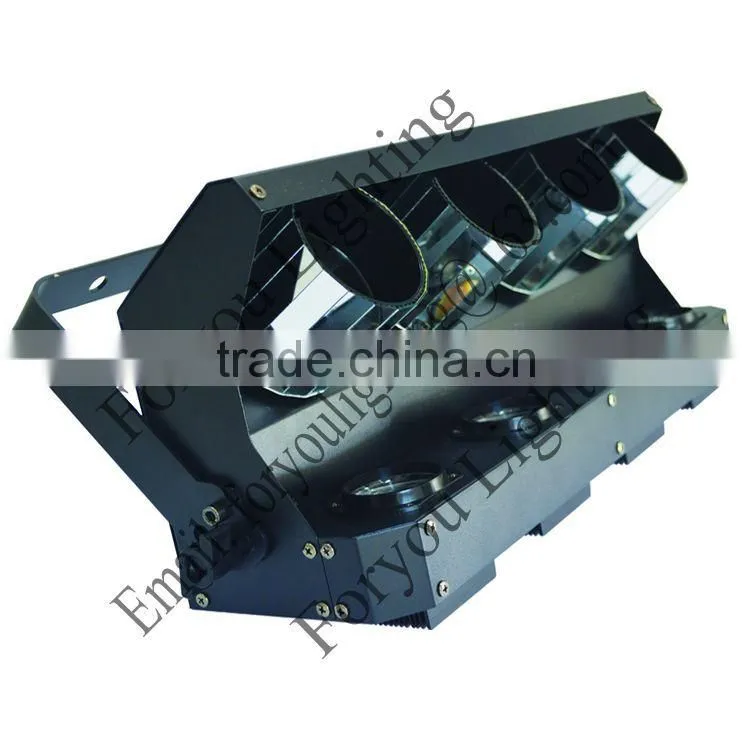 American DJ Zipper 4-Head Barrel Mirror Scanner 4pcs 10W RGBW 4IN1 LED Disco DJ Light