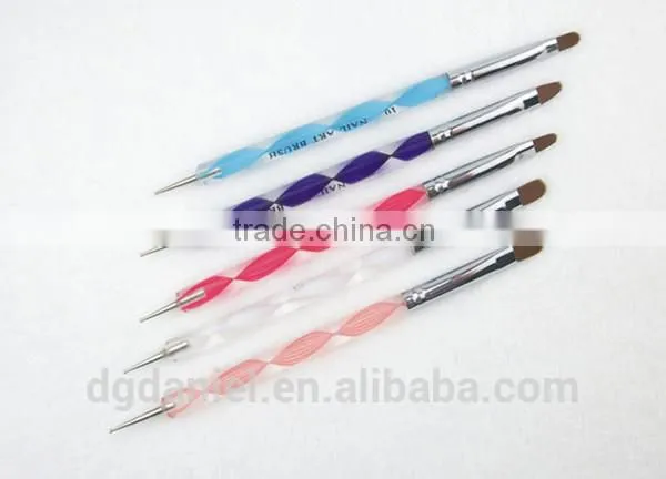 Hot sell Nylon hair nail polish brush for acrylic nail art brush