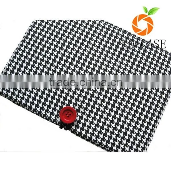 black and white Canvas Cloth Smart Case With Stand For Kindle aosis