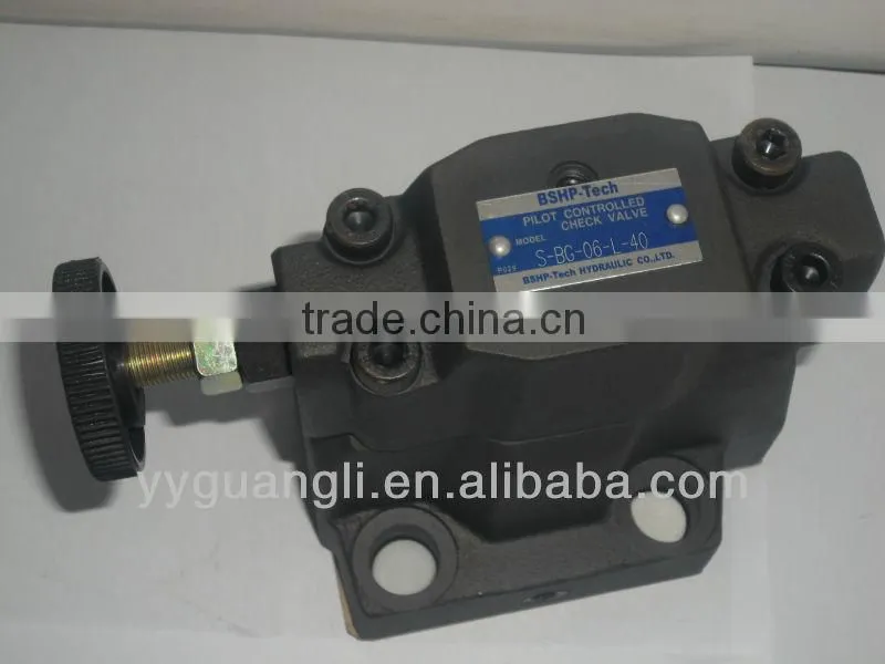YUKEN Low Noise Type Pilot Relief Valves S-BG-03/06 25MPa